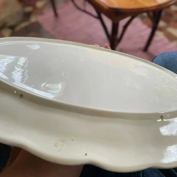 20" Oval Thanksgiving Serving Platter CLOSET CLEANOUT - Picture 6 of 6